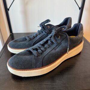 Cole Haan GrandPrø Blue Suade Sneakers